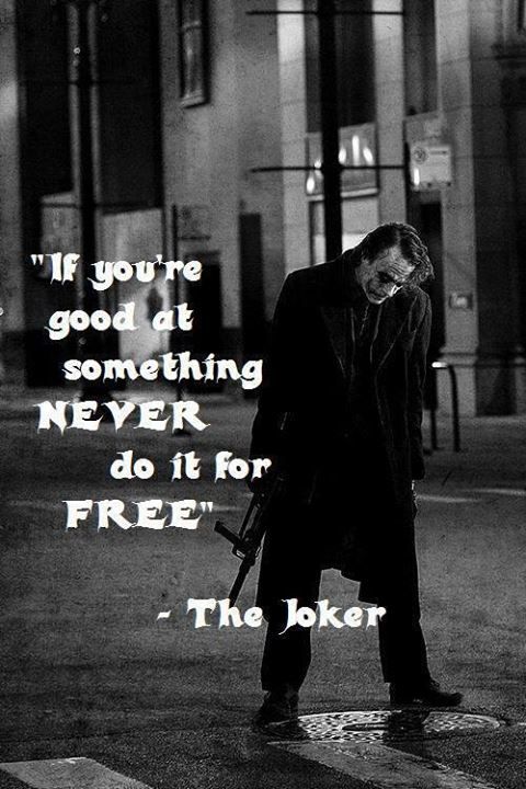 a quote from joker