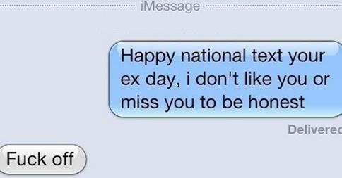 best ex girlfriend texts