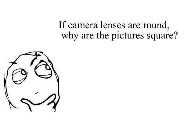 how cameras are taking square pictures