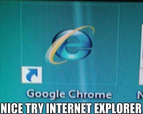 nice try Internet Explorer