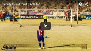 Penalty Kicks From FIFA 94 to 15