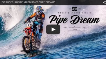 Watch This Dude Surfing A Wave On A Dirt Bike
